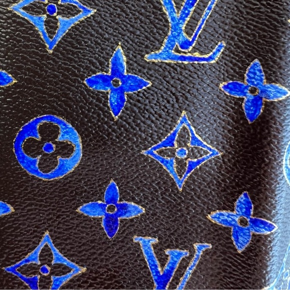 Louis Vuitton Monogram Porte Bifold Long
Wallet custom paint watercolor - Picture 12 of 13